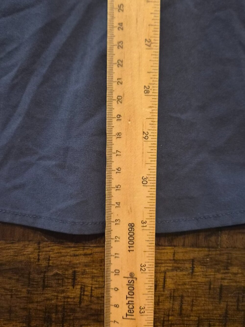 Mizzen + Main Leeward Men Long Sleeve Shirt XL Blue Stretch Trim Fit Oxford G784 - Picture 8 of 10